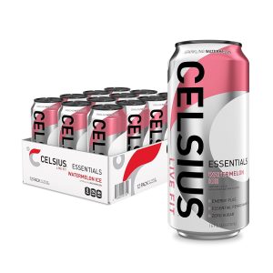 CELSIUS ESSENTIALS? Sparkling Watermelon Ice. Sugar Free Performance Energy Drink. 16 Fl Oz (Pack of 12) : Grocery & Gourmet Food