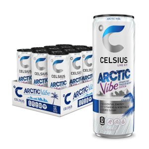 CELSIUS ARCTIC VIBE Sparkling Frozen Berry. Sugar Free Energy Drink. 12 Fl Oz (Pack of 12) : Grocery & Gourmet Food
